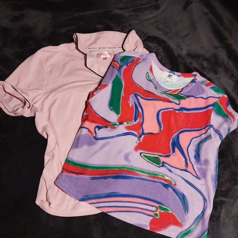 2 Juicy Couture Tops Large
